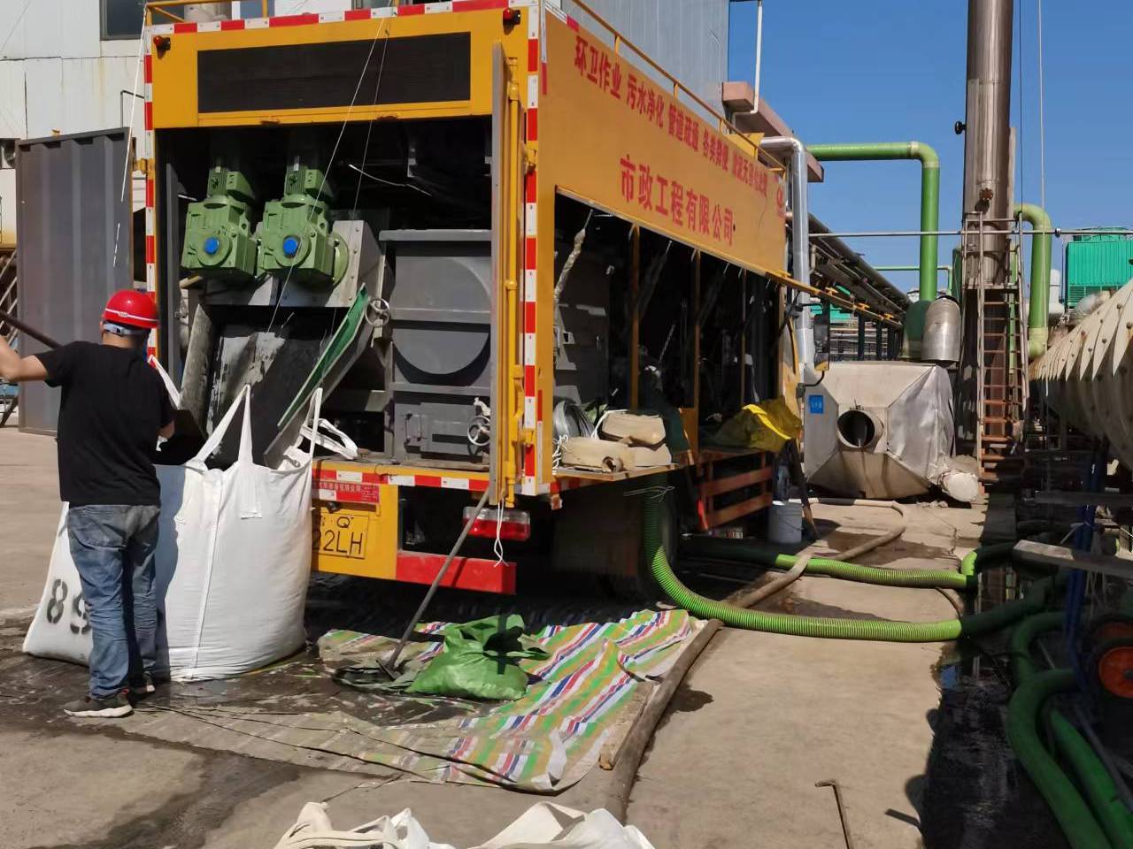 平顶山淤泥压干处理
